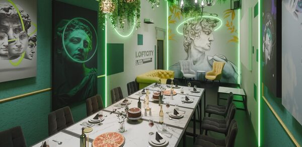 Лофт-центр Б69. Зал Давид с верандой на крыше