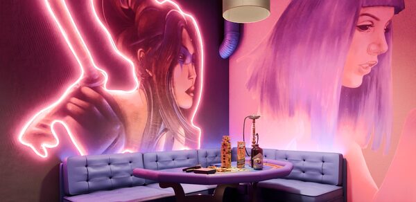 Лофт-центр Б69. Зал Неон бар с верандой на крыше