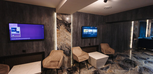 Мраморный лофт для тематических мероприятий