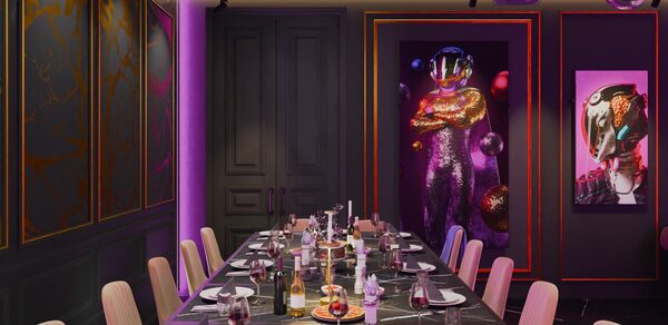 ИглуБар. Black Antique. Стильный лофт в тёмных тонах