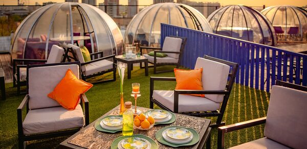 ИглуБар. Black Antique. Стильный лофт в тёмных тонах