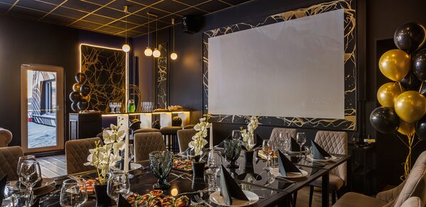 ИглуБар. Black Antique. Стильный лофт в тёмных тонах