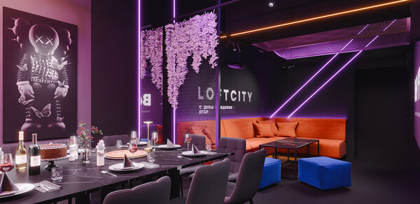 Лофт-центр Б69. Зал Бэнкси с верандой на крыше