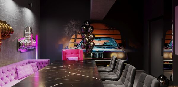 Лофт-центр Б69. Зал GTA с верандой на крыше