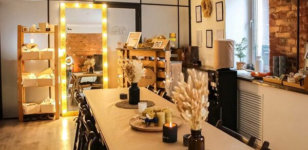 My Hygge Box Уютный лофт в теплых тонах