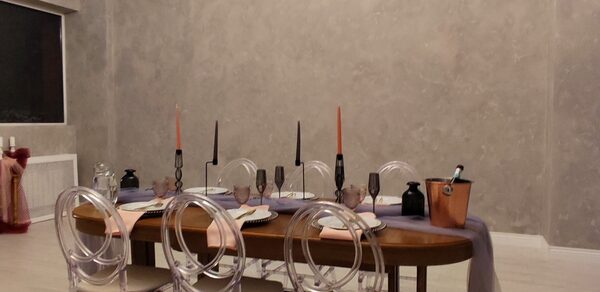 Brooklyn Loft Зал с панорамными окнами в пол