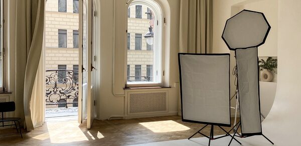 Bedford studio Совмещённые светлые комнаты 