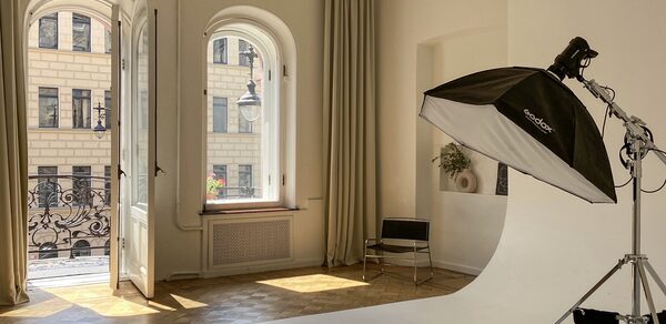 Bedford studio Совмещённые светлые комнаты 