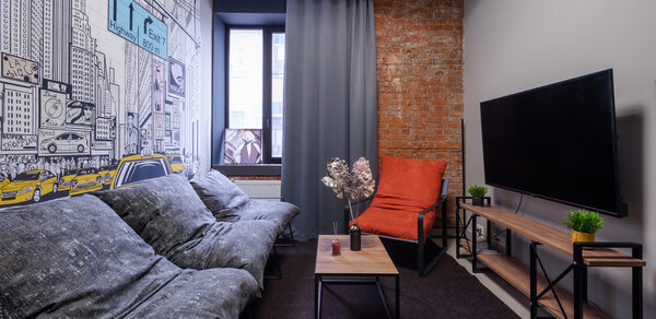 Интерьерный зал в современном стиле