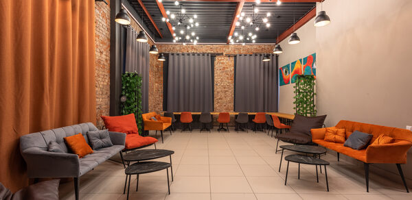 Интерьерный зал в современном стиле