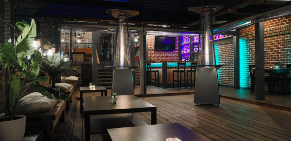 Просторная терраса для мероприятий