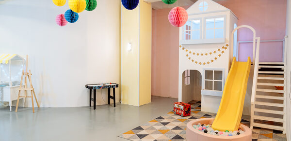 Бейби зал с горкой