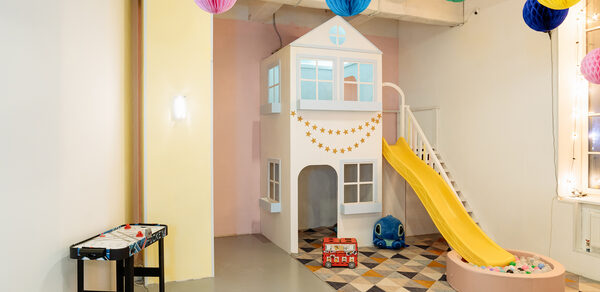 Бейби зал с горкой