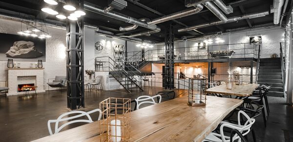 Casa Picassa. Огюст Роден Дизайнерский двухуровневый зал