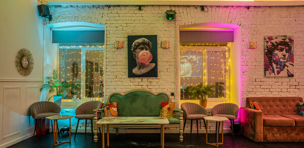 Просторный лофт с верандой и внутренним двориком