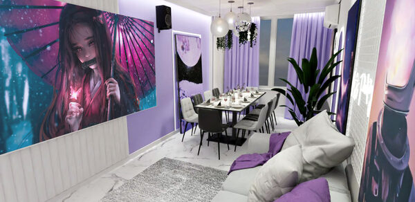 Дримлофт. Дизайнерский лофт-зал в белом оформлении