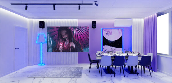 Дримлофт. Дизайнерский лофт-зал в белом оформлении