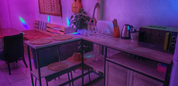 Двухуровневый лофт с растениями