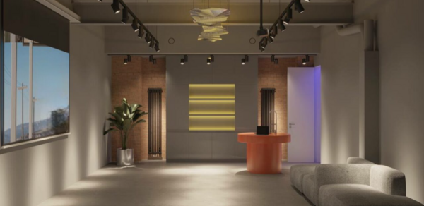 Дизайнерский лофт-зал