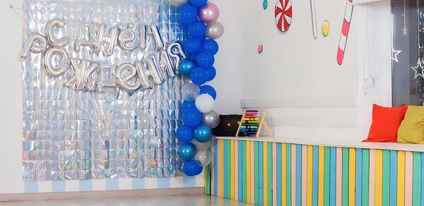 Красочный лофт Конфета для детских мероприятий