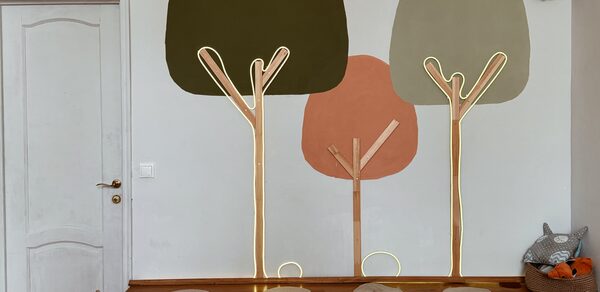 Детский лофт с игровой комнатой