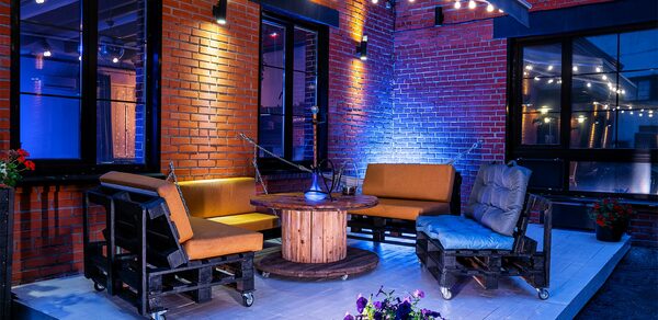 Лофт с верандой, мангалом и сценическим оборудованием