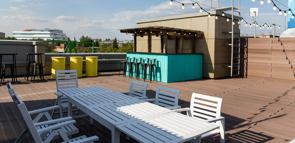 Атмосферное лофт-пространство с выходом на веранду