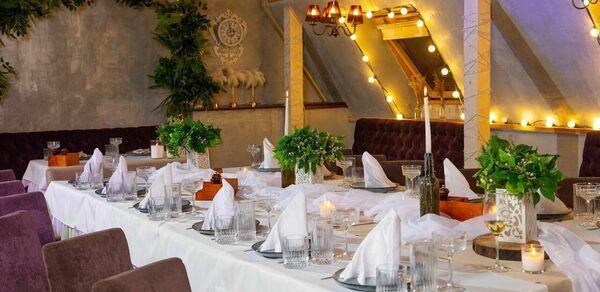 Фурса лофт. Банкетный зал в Петергофе