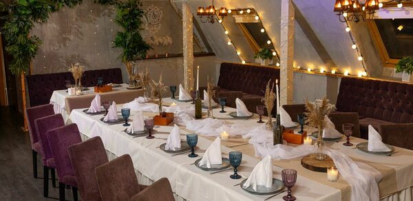 Фурса лофт. Банкетный зал в Петергофе