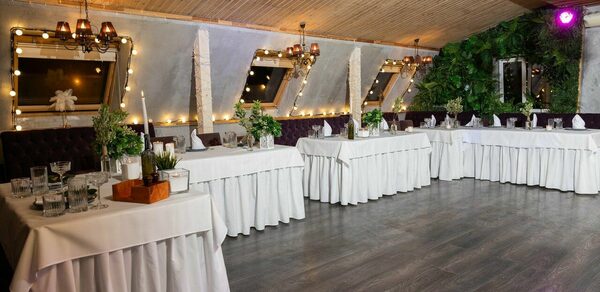 Фурса лофт. Банкетный зал в Петергофе