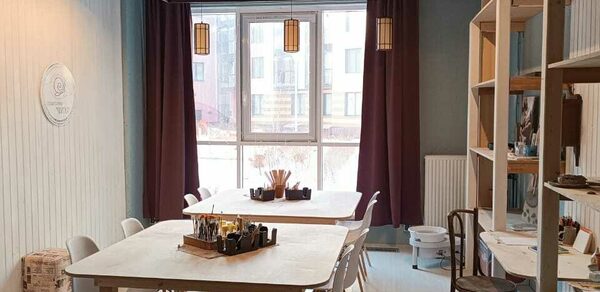 Светлая мастерская в Шушарах 