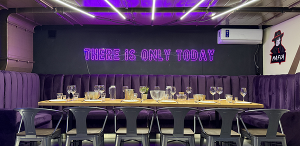 Просторный лофт с барной стойкой