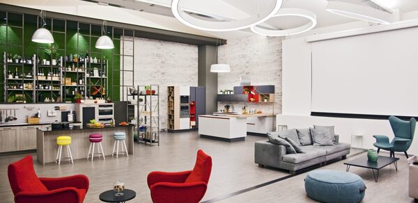 A loft in Milan, perfect for food-centric events