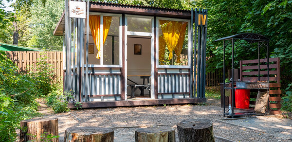 Беседка для пикника в парке Лосиный остров