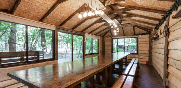 Беседка на 25 гостей в парке Лосиный остров