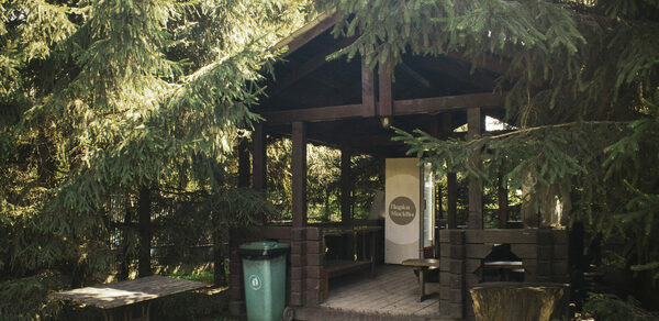 Беседки в парке Кусково