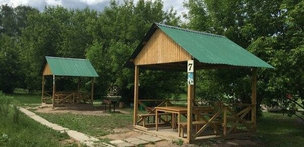 Мангальные беседки на территории Парк Отель Куркино