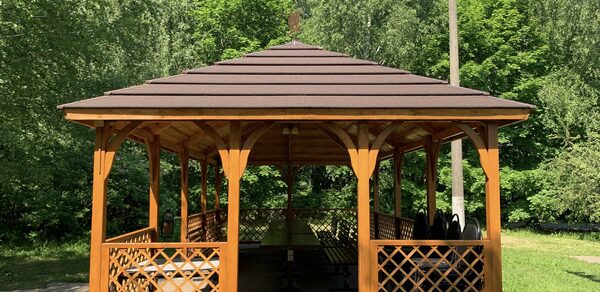 Большая беседка на 30 человек в Парк Отель Куркино