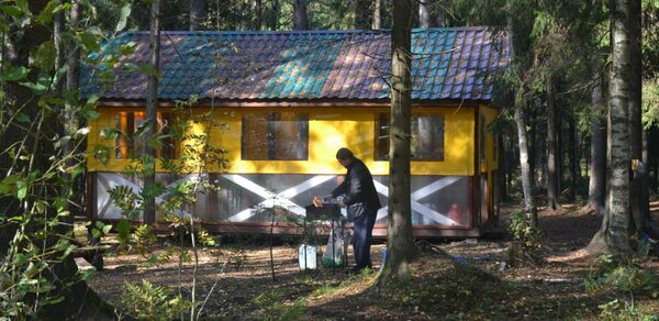 Беседки вместимостью до 25 человек в парке Зубровник