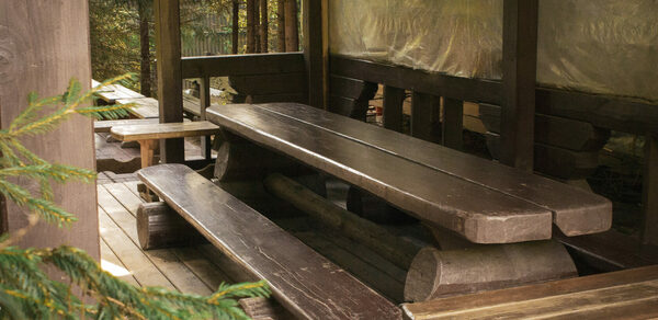 Беседка в аренду в парке Кусково