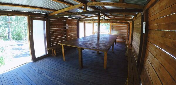 Большая летняя беседка вместимостью до 35 человек в Озерках