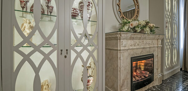 Бульвар. Банкетный зал с камином 