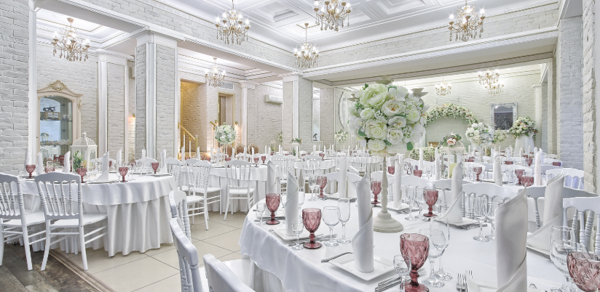 Le Glamour. Роскошный светлый банкетный зал