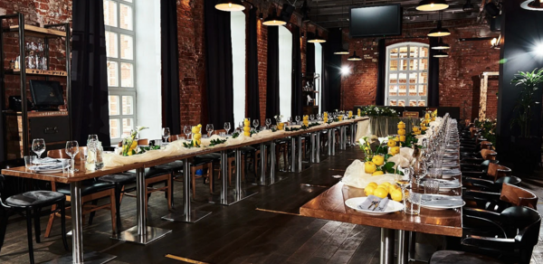 BOLSHEVIK LOFT. Банкетный зал в стиле лофт 