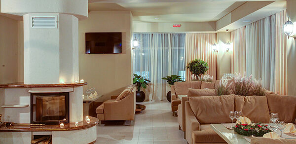 Дизайн Холл. Банкетный зал с камином