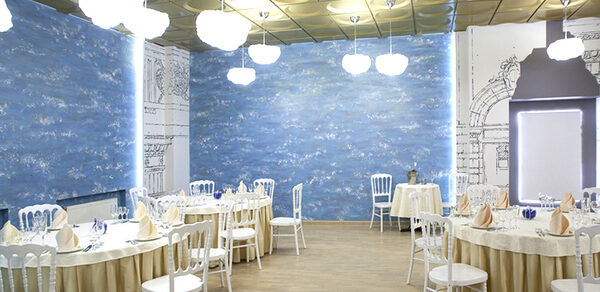 Аист. Банкетный зал с ярким дизайном