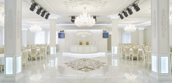 Султан Палас. Светлый банкетный зал