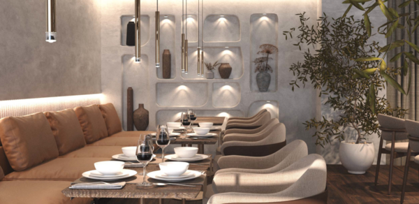 Ама. Банкетный зал с дизайнерским интерьером 