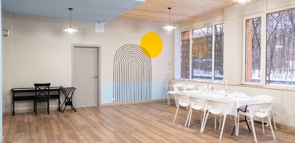 Просторный лофт для семейных мероприятий