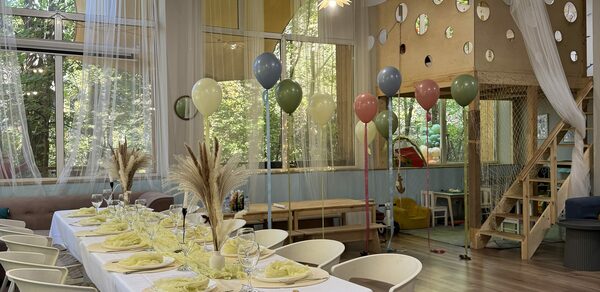 Просторный лофт для семейных мероприятий